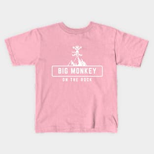 Big Monkey On The Rock Kids T-Shirt